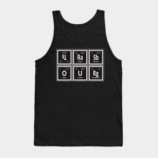 Strasbourg City | Periodic Table of Elements Tank Top